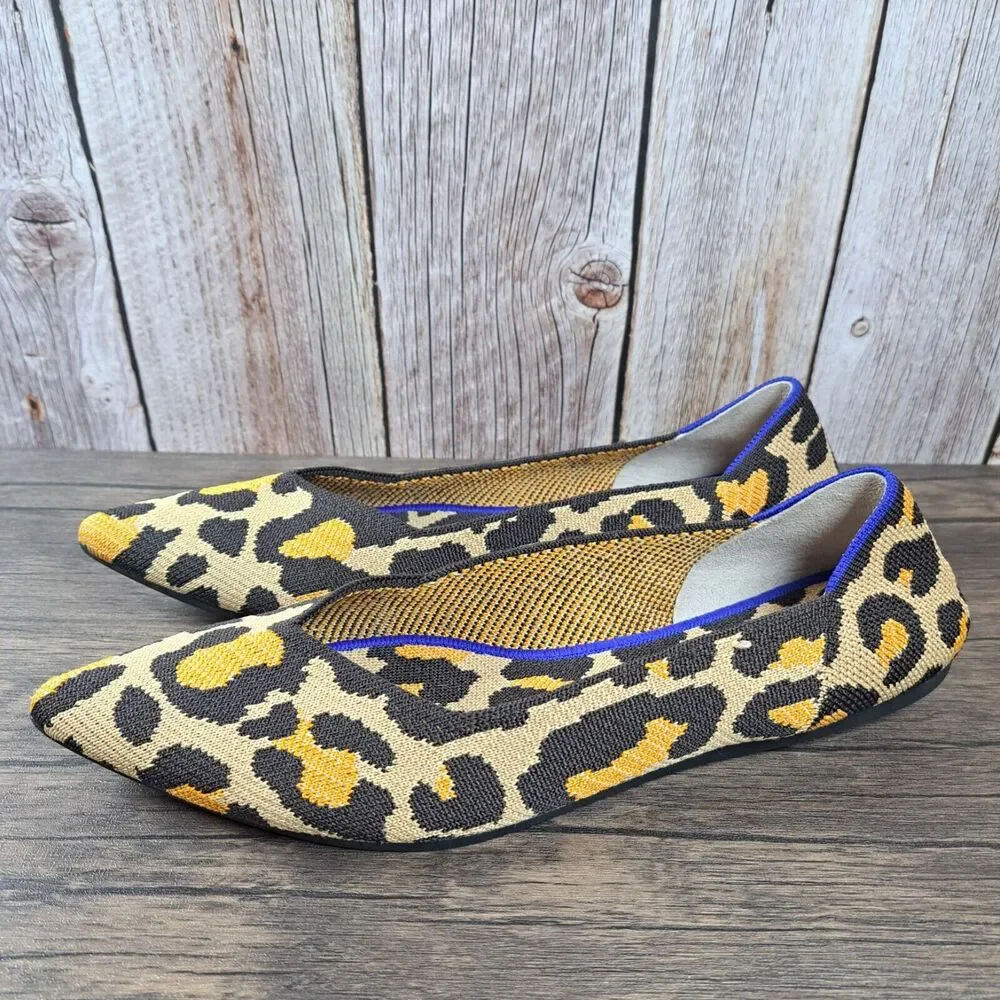 Rothy's The Point Big Cat Ballet Flats Women's Sz 10.5 (VGC) - Picture 1 of 10